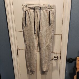 Hollister Gray Sweatpants Elastic Cuffs Drawstring Waist